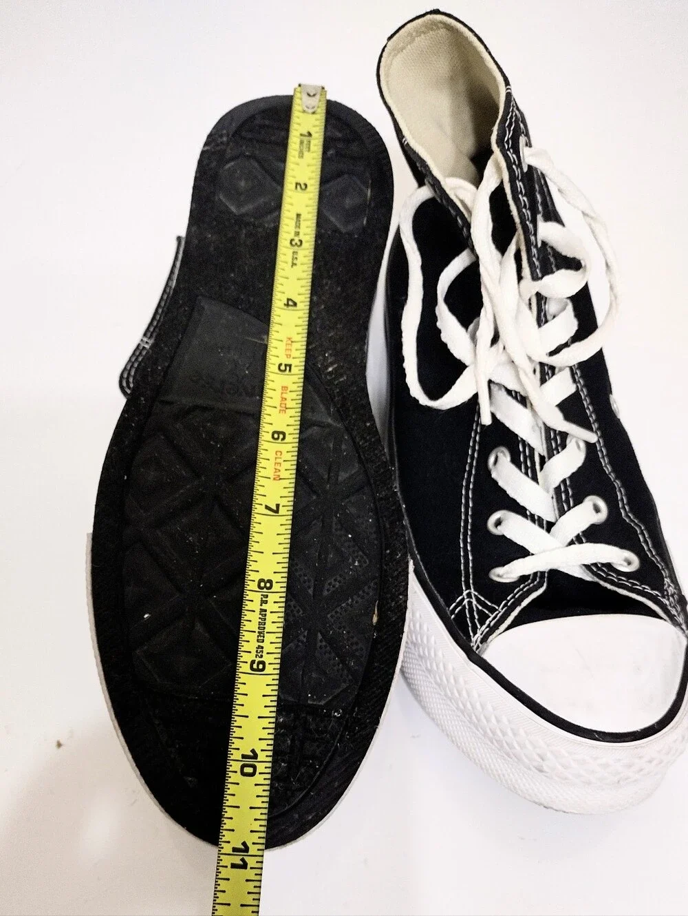 Converse Chuck Taylor All Star EVA Lift Platform High Top Black Kids Sz 6 Unisex